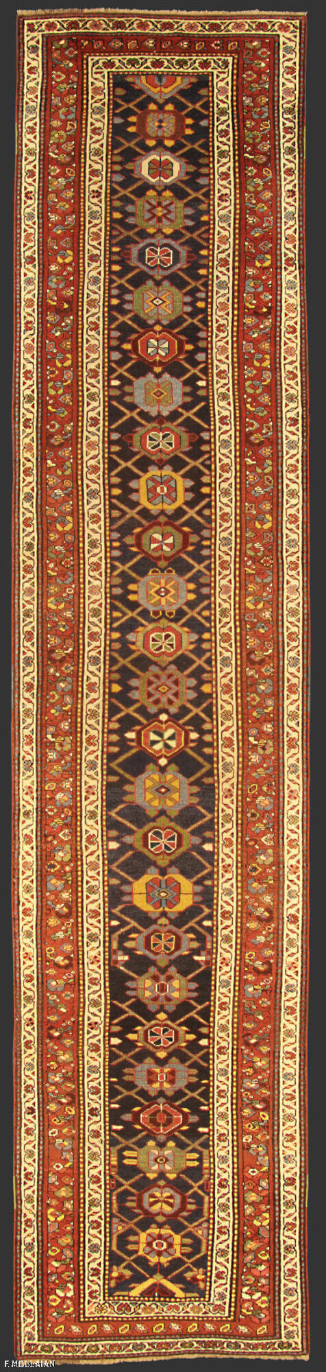 Antique Persian Varamin Runner n°:41473658